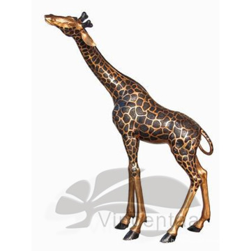 2015 hot sale modern home decor bronze garden animal sculpture